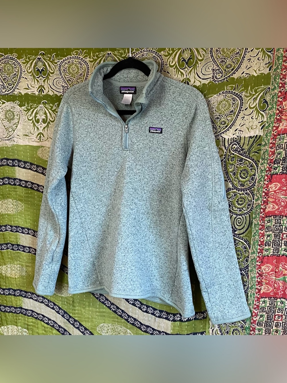 Patagonia Thin Ice Better Sweater 1/4 Zip Fleece Medium Gorpcore Outdoor - Picture 6 of 14